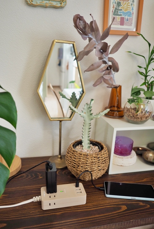 Fargo おしゃれな電源タップ レビュー Type-C対応 SATI COLOR CORD